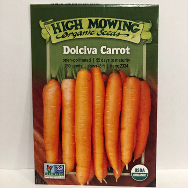 Dolciva Carrot, Heirloom, Organic